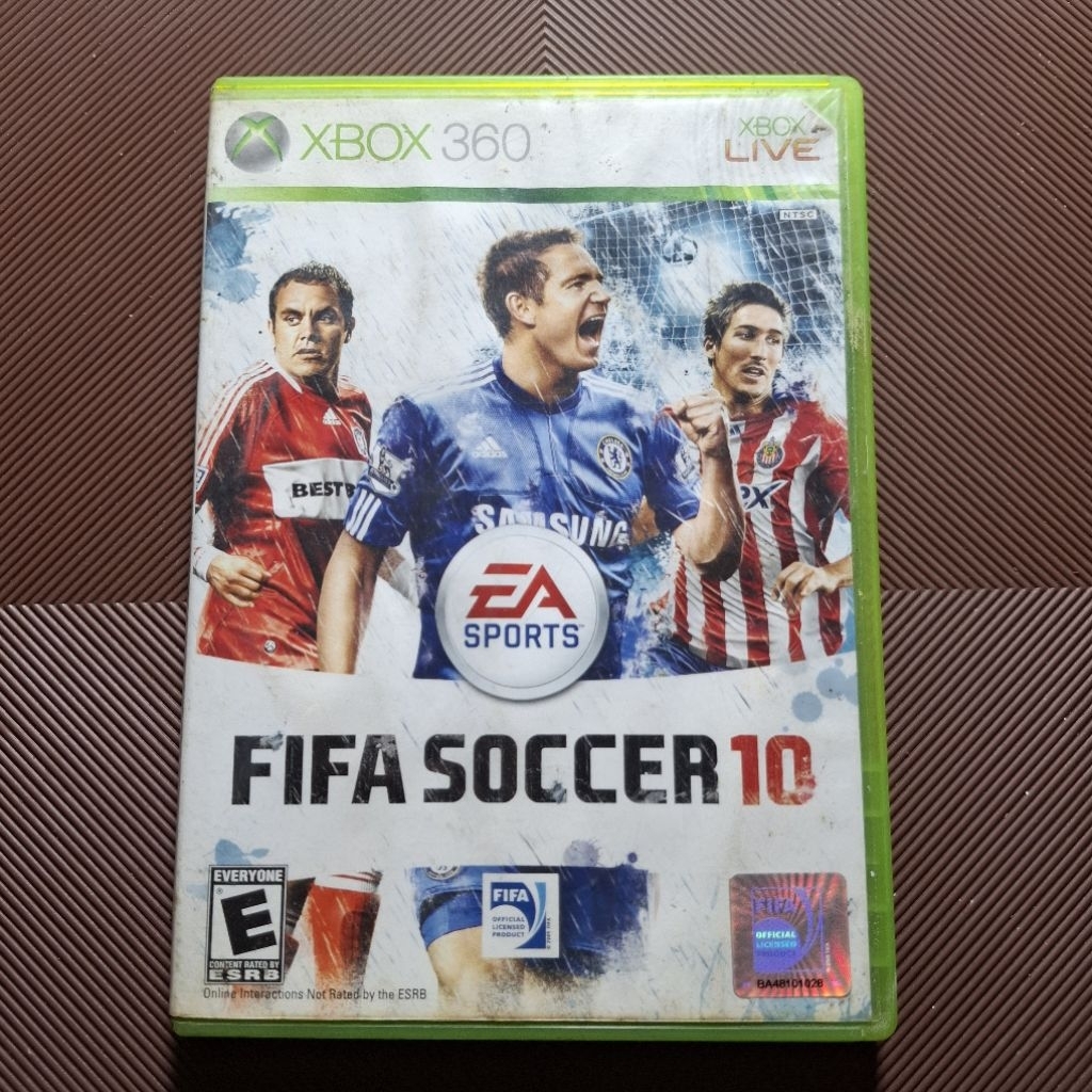Kaset Game XBOX 360 Fifa Soccer 10 Second