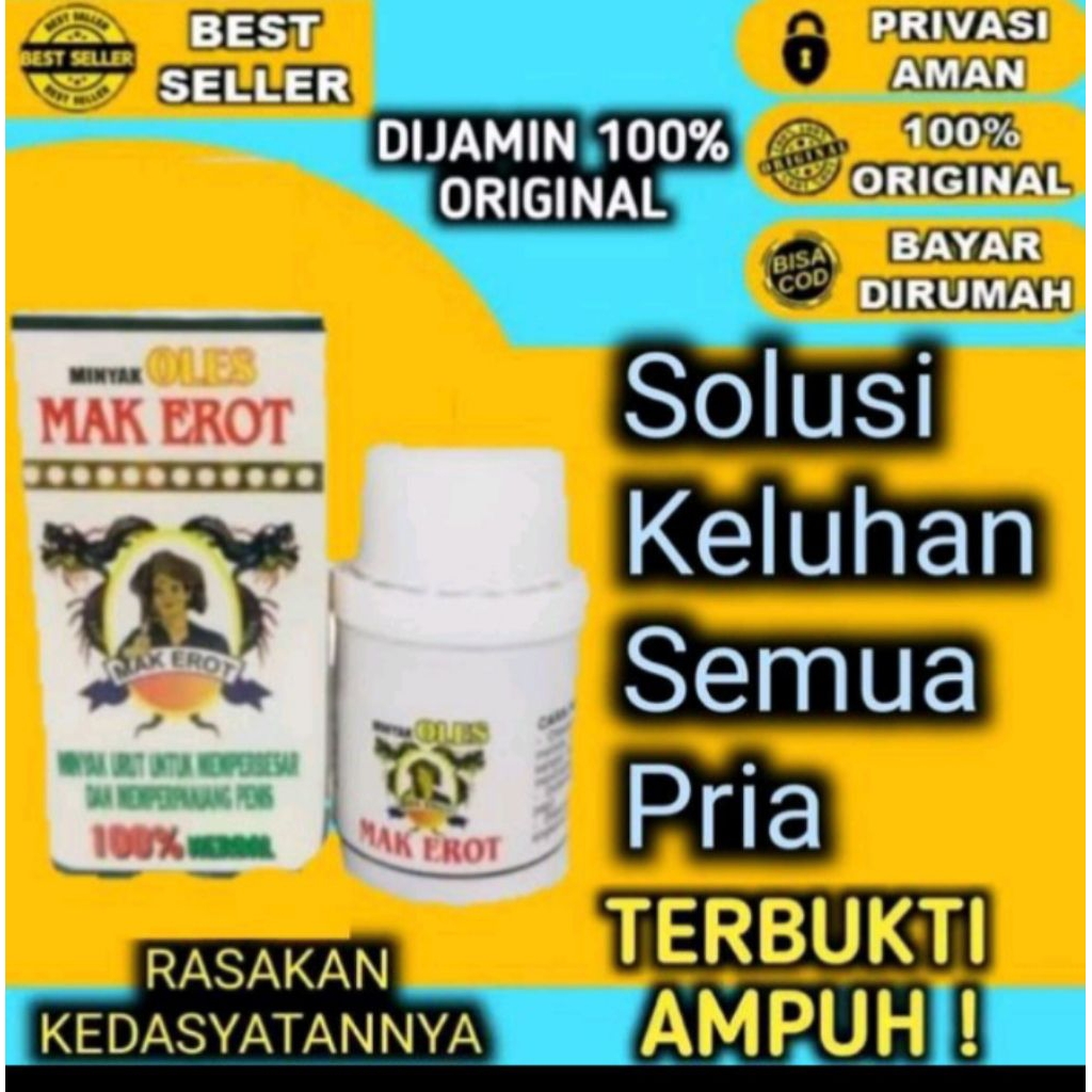 Minyak mae rot minyak Oles Pembesar Kelamin Original%