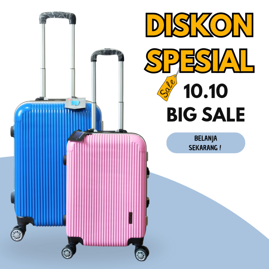 BANTING HARGA Koper Ukuran 20 Inch - Koper Multifungsi Non Zipper Koper Premium Murah