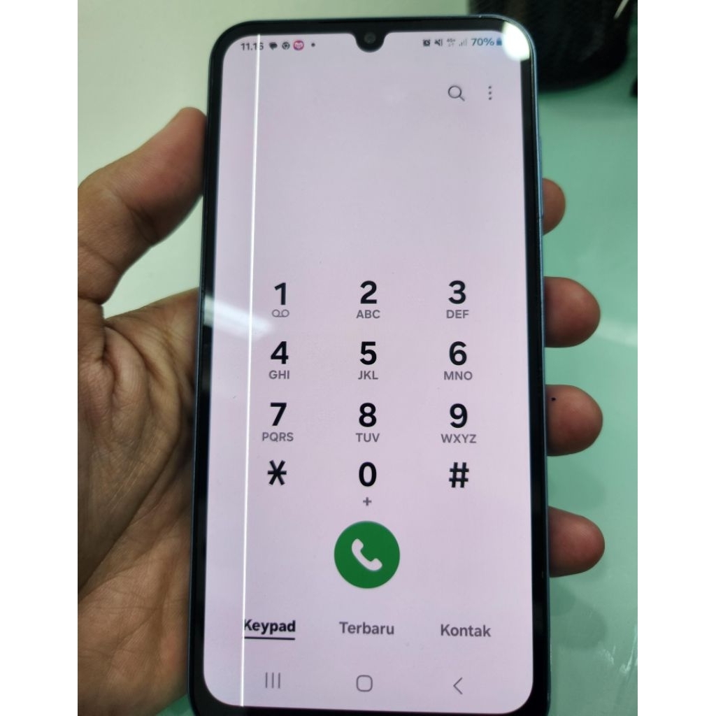 LCD Samsung a25 original copotan