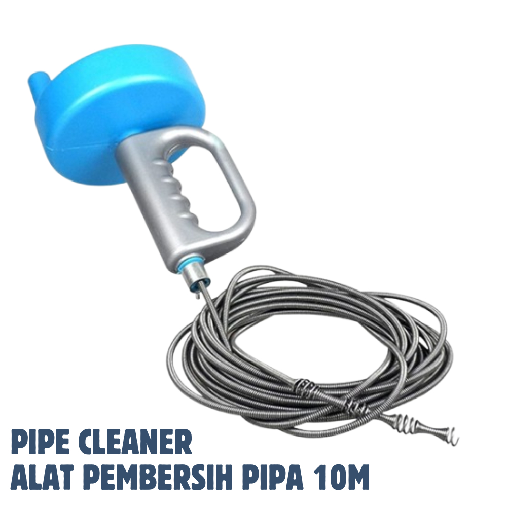 Pipe cleaner 10 meter manual sling kawat pembersih saluran pipa mampet