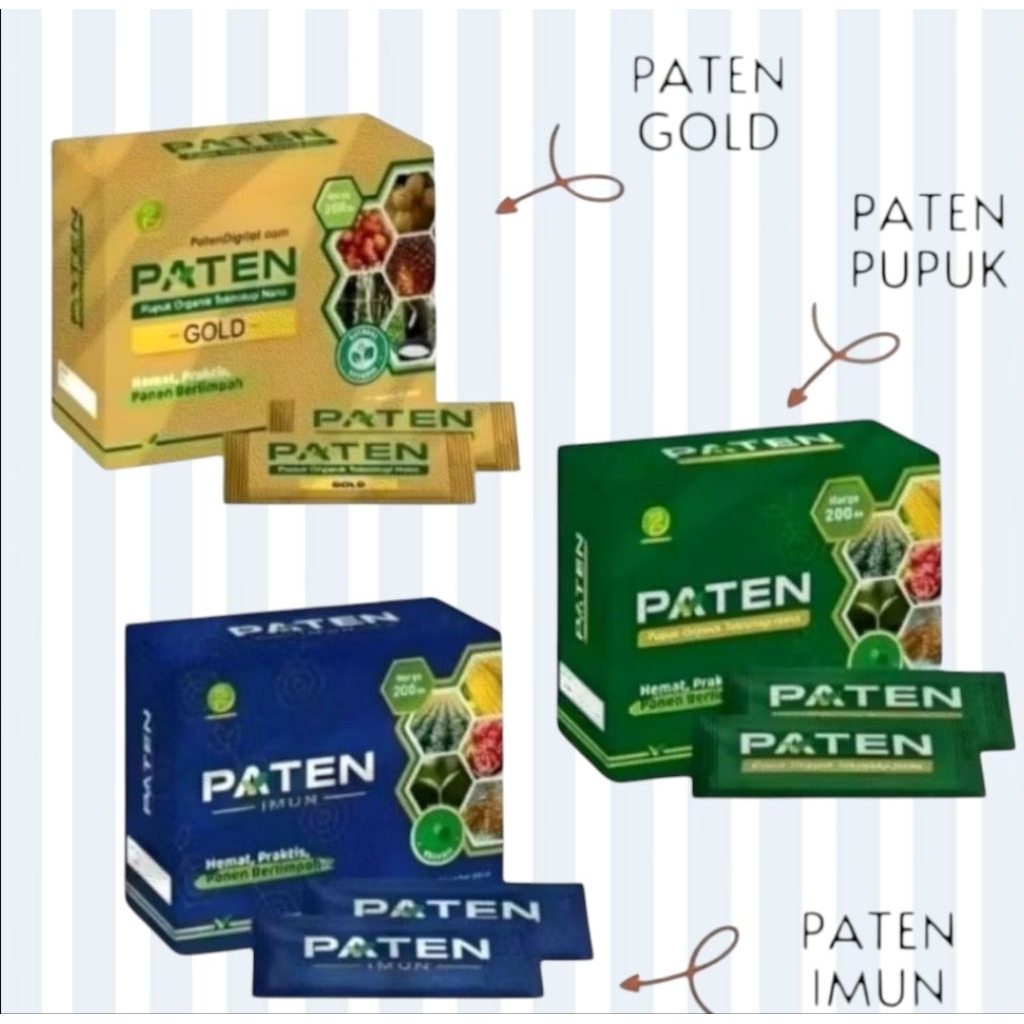 PUPUK PATEN GOLD + PATEN HIJAU + PATEN IMUN