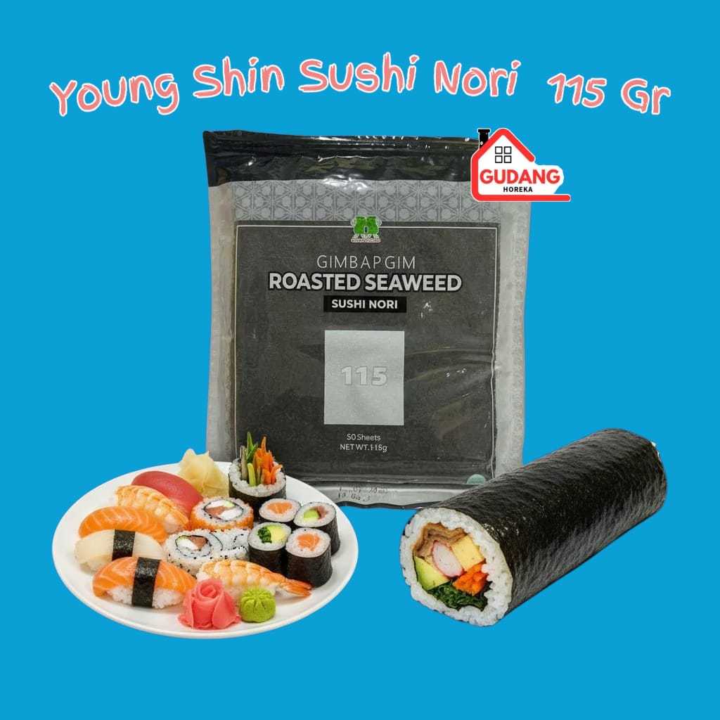 Sushi Nori Seaweed Rumput Laut 50 sheets/lembar [ORIGINAL/HALAL] TERMURAH