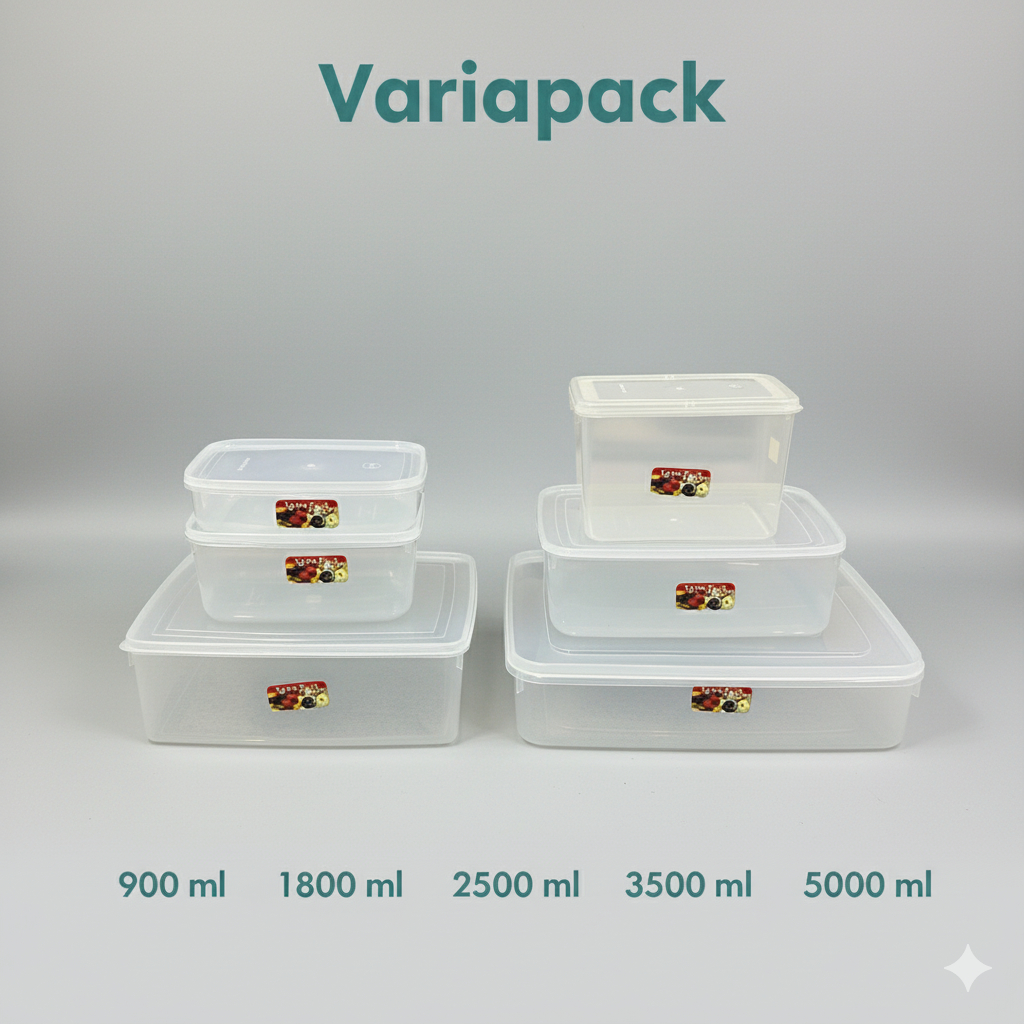 Kotak Makan Plastik/Tempat Sayur/Tempat Kue/Penyimpanan Makanan Transfaran