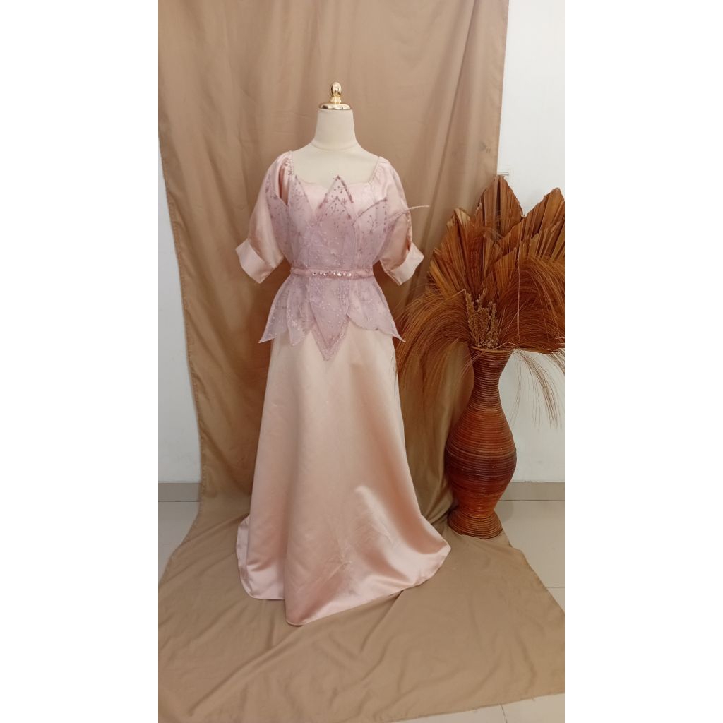 sewa gaun rose gold-sewa gaun pesta-sewa gaun keluarga