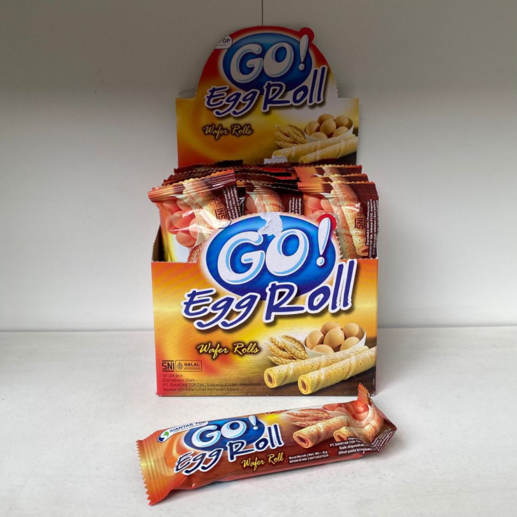 GO EGG ROLL WAFER ROLLS BOX ISI 24 | SIANTAR TOP