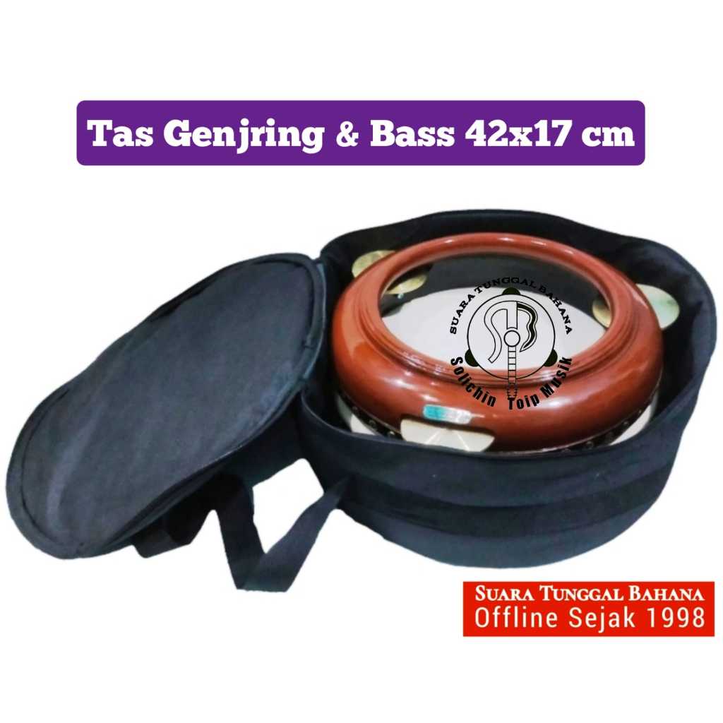 Tas Genjring Rebana Besar Full Busa 42 x 17 cm | Solichin Toip