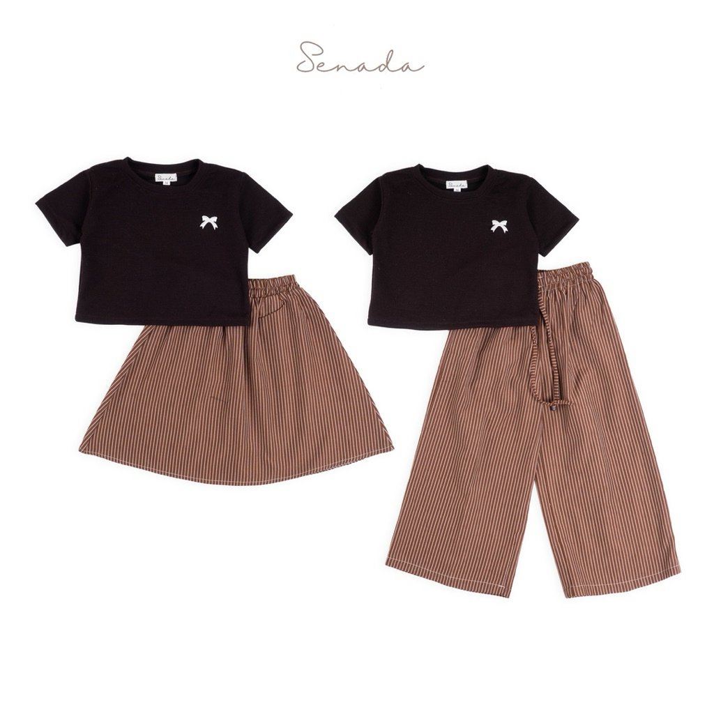Kimi one set anak perempuan - setelan anak perempuan - one set knit anak - setelan celana highwaist 