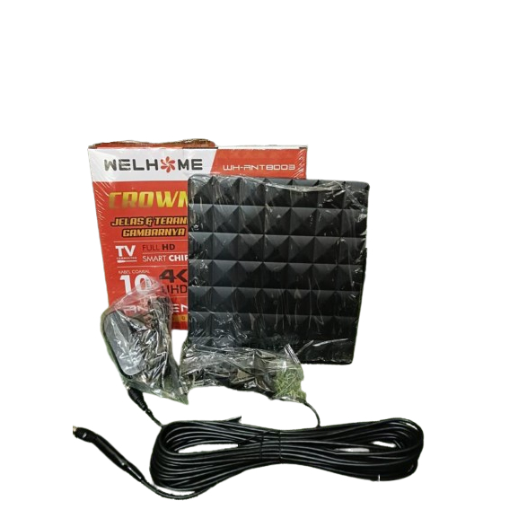 Antena TV digital welhome crown WH-ANT8003 with smart chip + kabel 10 meter