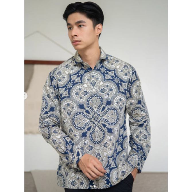 Batik Keris Kemeja Batik Slimfit Lengan Panjang Keris Aditya