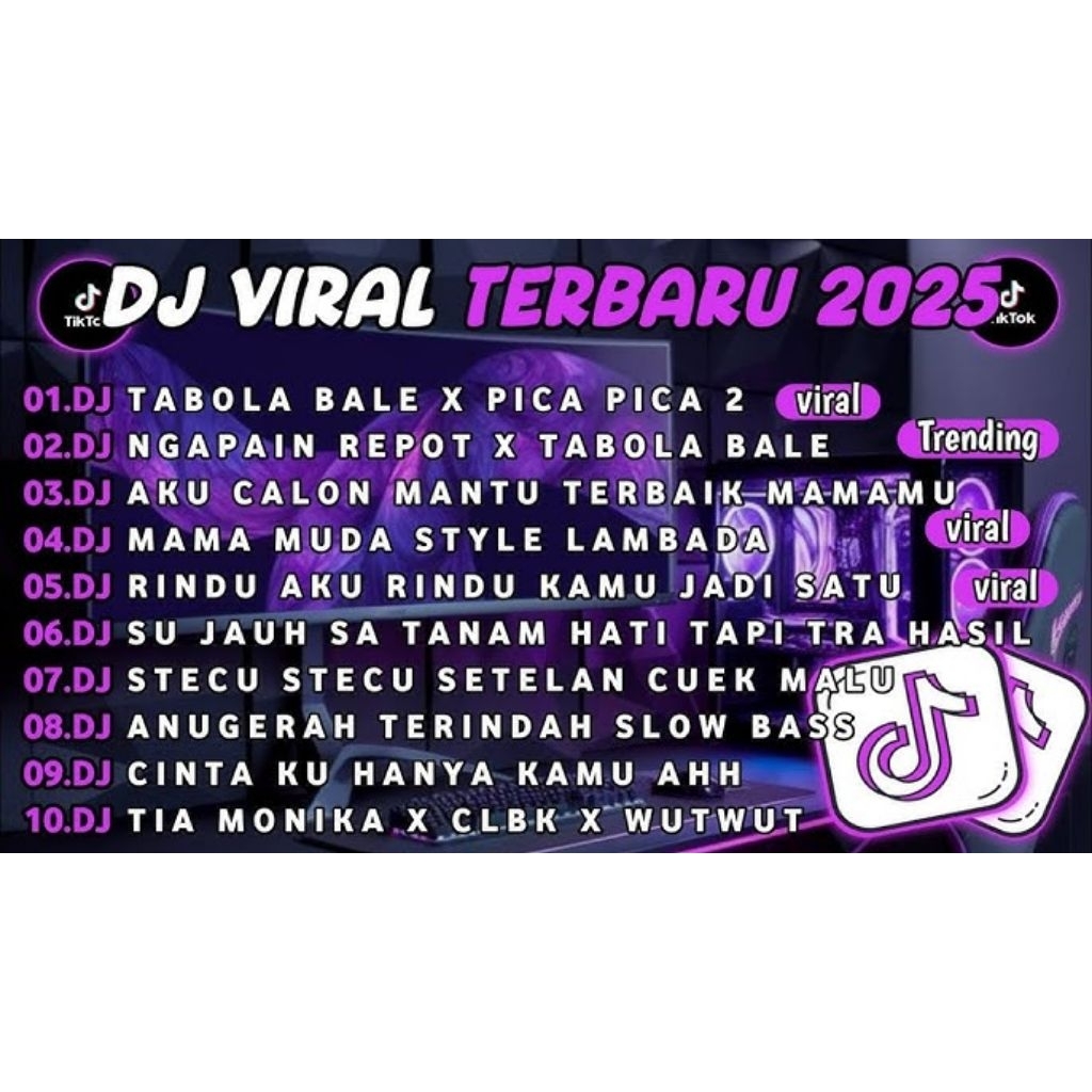 KASET CD DJ BREAKBEAT VIRAL 2025 - KASET CD DJ TABOLA BALE TERBARU VIRAL TIKTOK