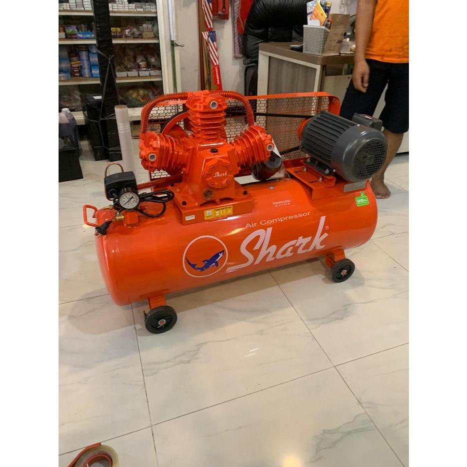 KOMPRESOR SHARK 2 HP Dinamo Listrik 2 PK Pompa Angin Original