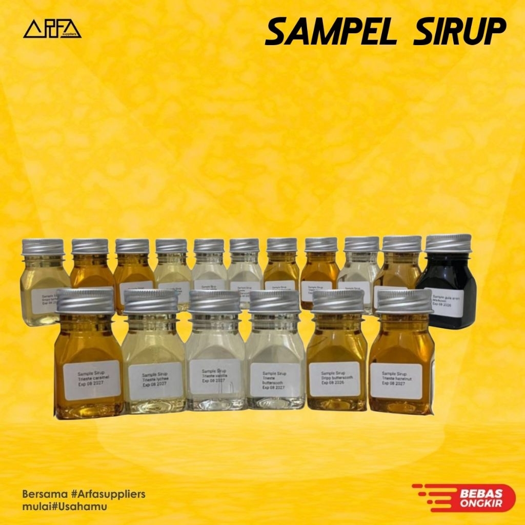 Sampel Sirup Trieste & Sirup Dripp