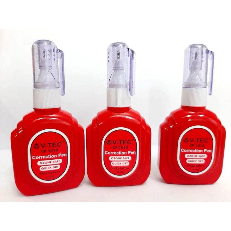 [1PCS] TIP-X CAIR VTEC MERAH - CORRECTION PEN VTEC SATUAN