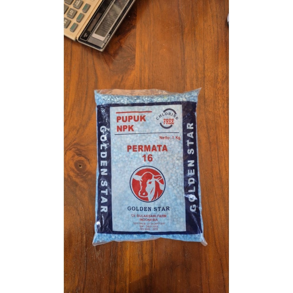 Pupuk NPK Starter Golden Star NPK 16 Kemasan 1Kg