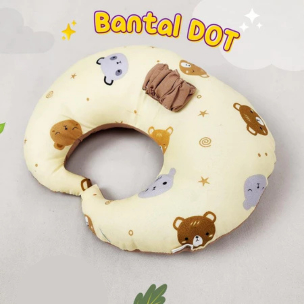 Bantal Dot Bayi Penyangga Botol Susu Karakter Lucu Praktis Serbaguna Terbaru