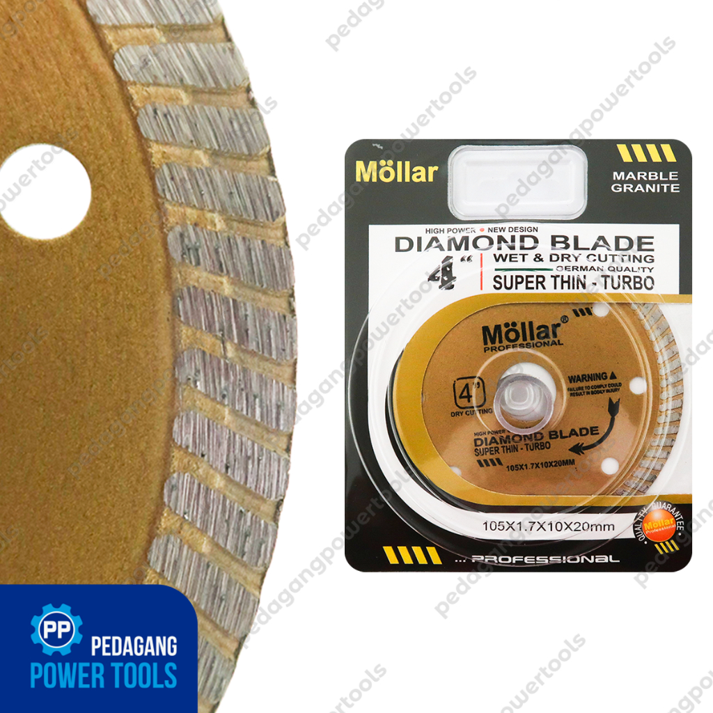 MOLLAR GOLD TURBO DIAMOND WHEEL MATA PISAU POTONG KERAMIK GRANIT