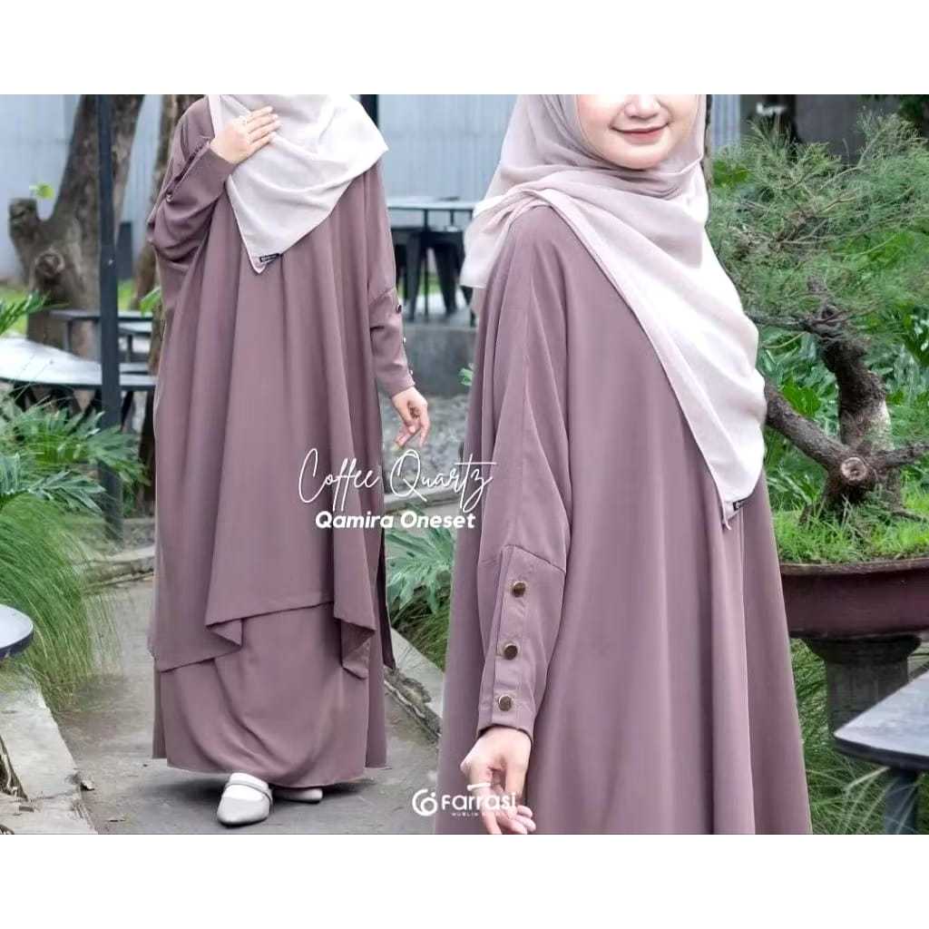 Setelan Anak Remaja Perempuan | Qamira Set 2in1 | Baju Anak Perempuan Terbaru Viral