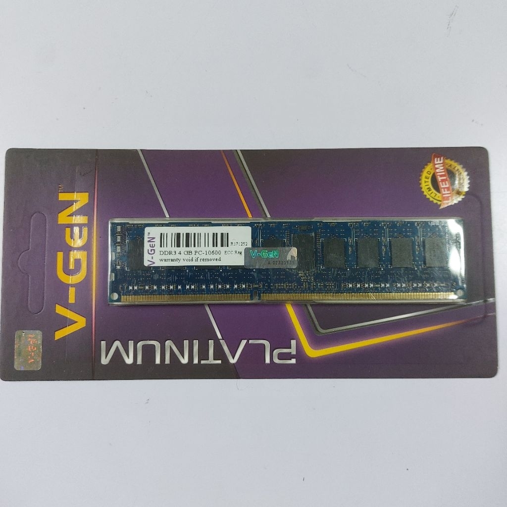 Ram PC SERVER ECC REG DDR3 4 GB PC10600 VGEN PLATINUM