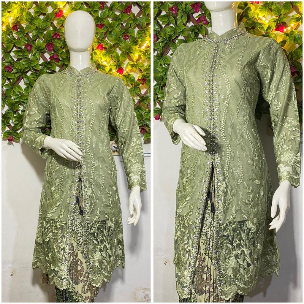 NR collection Kebaya Sanghai Tulle Tunik