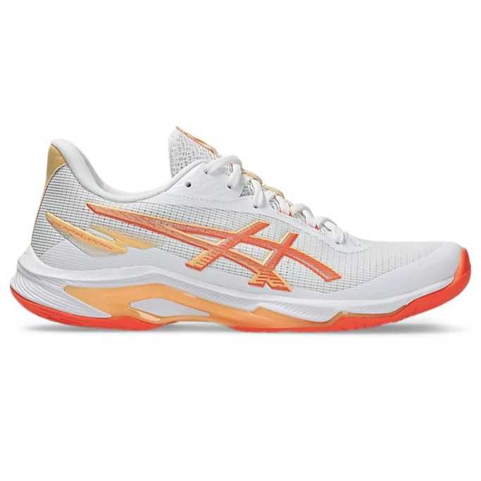 Sepatu Voli Asics NETBURNER BALLISTIC FF MT 4 WHITE VIVID CORAL1052A083.101