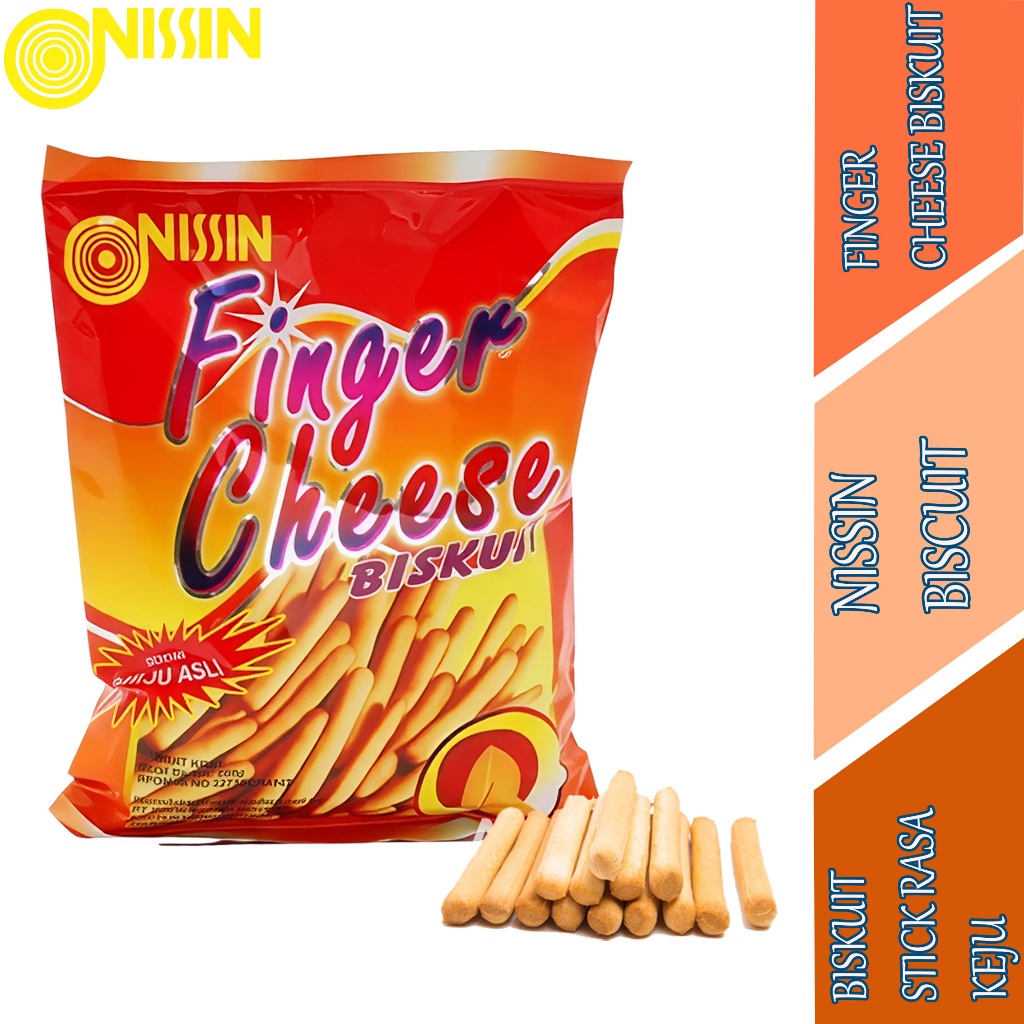 Biskuit Stick Rasa Keju - Nissin - Finger Cheese Biskuit - 250gr