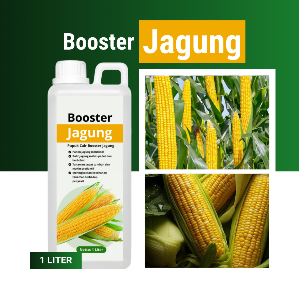 Booster Jagung 1 Liter Pupuk Cair Untuk Tanaman Jagung