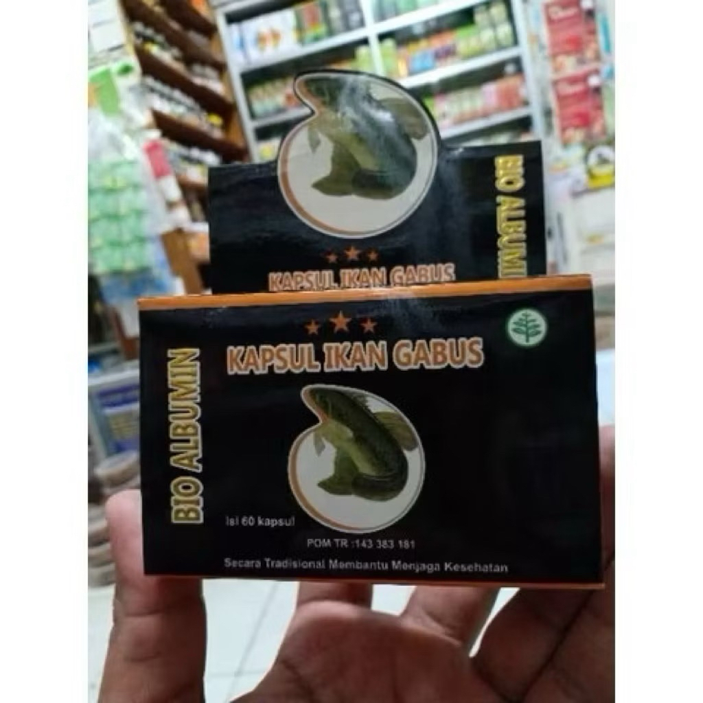 Bio Albumin kapsul ikan gabus 60 kapsul