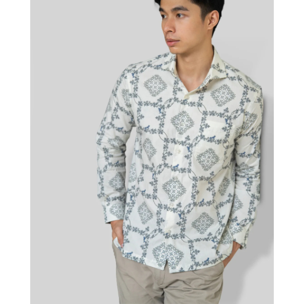 Batik Keris Kemeja Batik Slimfit Lengan Panjang Keris Harashta