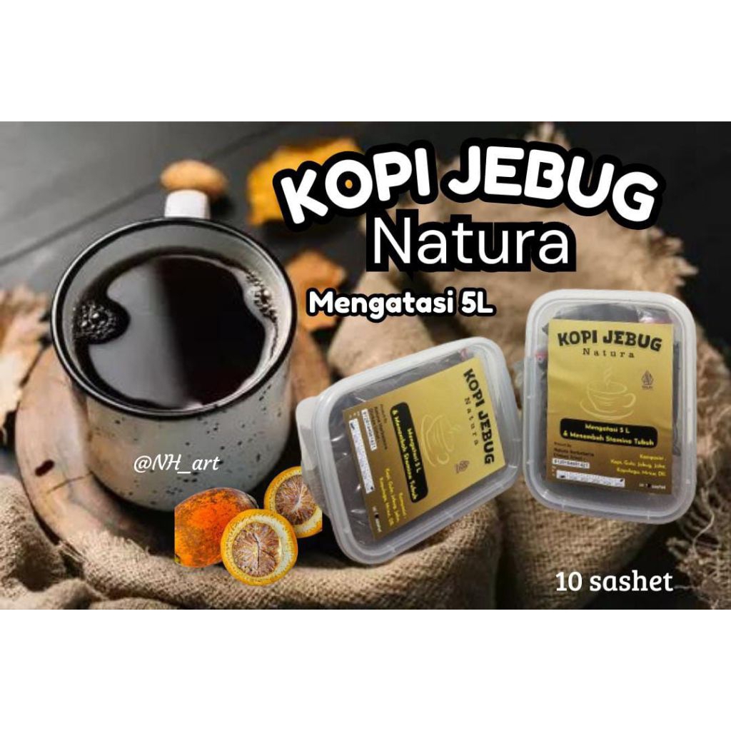 Kopi Jebug Natura | Kopi Sehat | Kopi Detox | Kopi Stamina