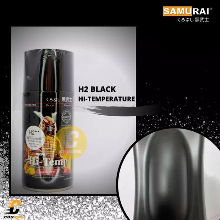 CAT SEMPROT ANTI PANAS PYLOX PILOX HI TEMP BLACK H2*** 300ML 100% ORIGINAL (BUAT KNALPOT/MESIN)