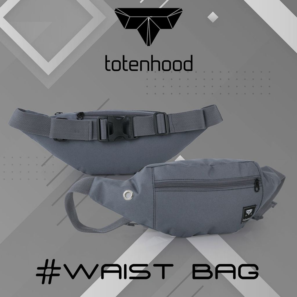 Tas Waistbag Pinggang Bahu Pria Keren Trendy Untuk Kuliah Kerja Sekolah MR TH Series