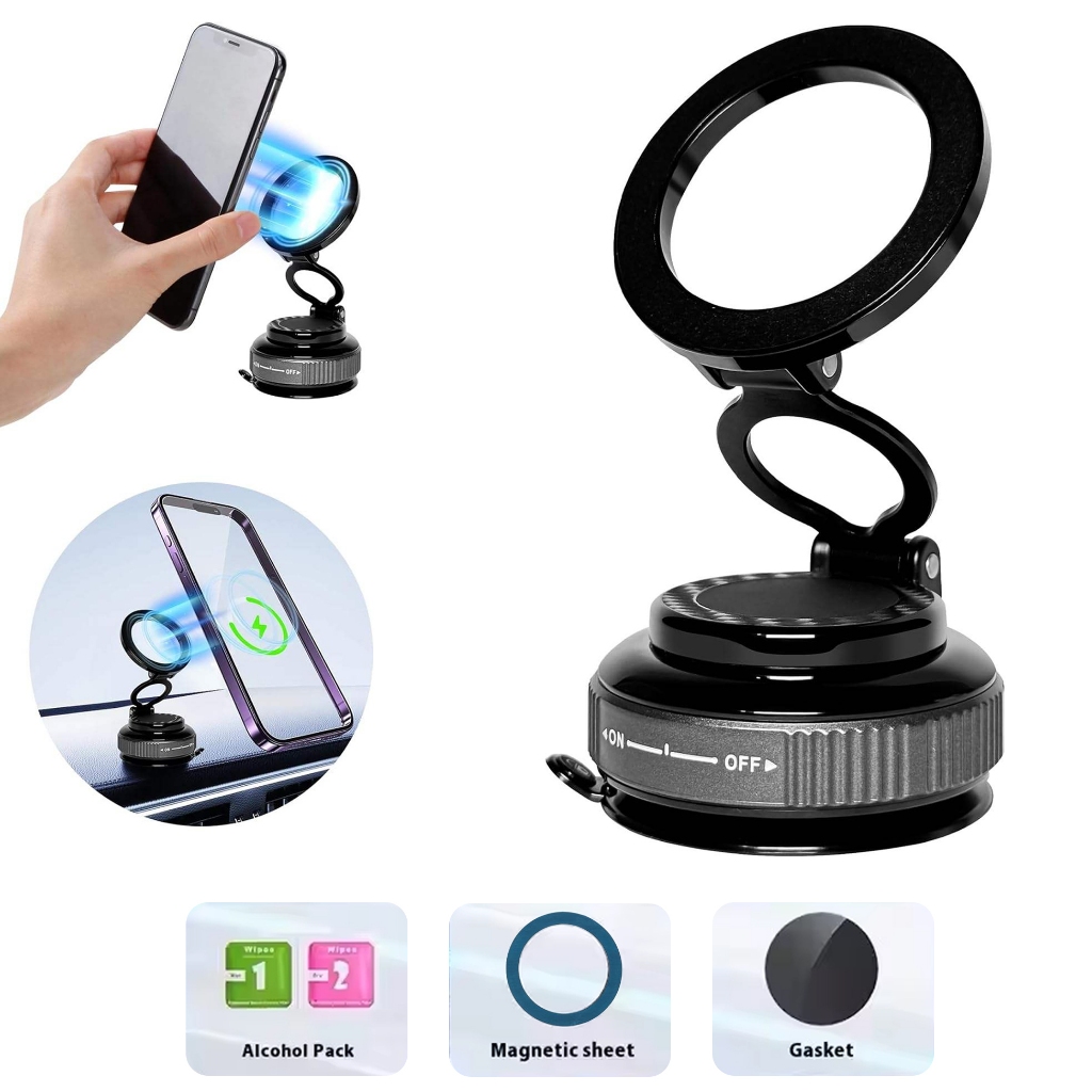 Holder HP Dudukan Magnetik 360 Rotation Magnetic Phone Holder Mobil Multifungsi Bisa Diputar Dilipat