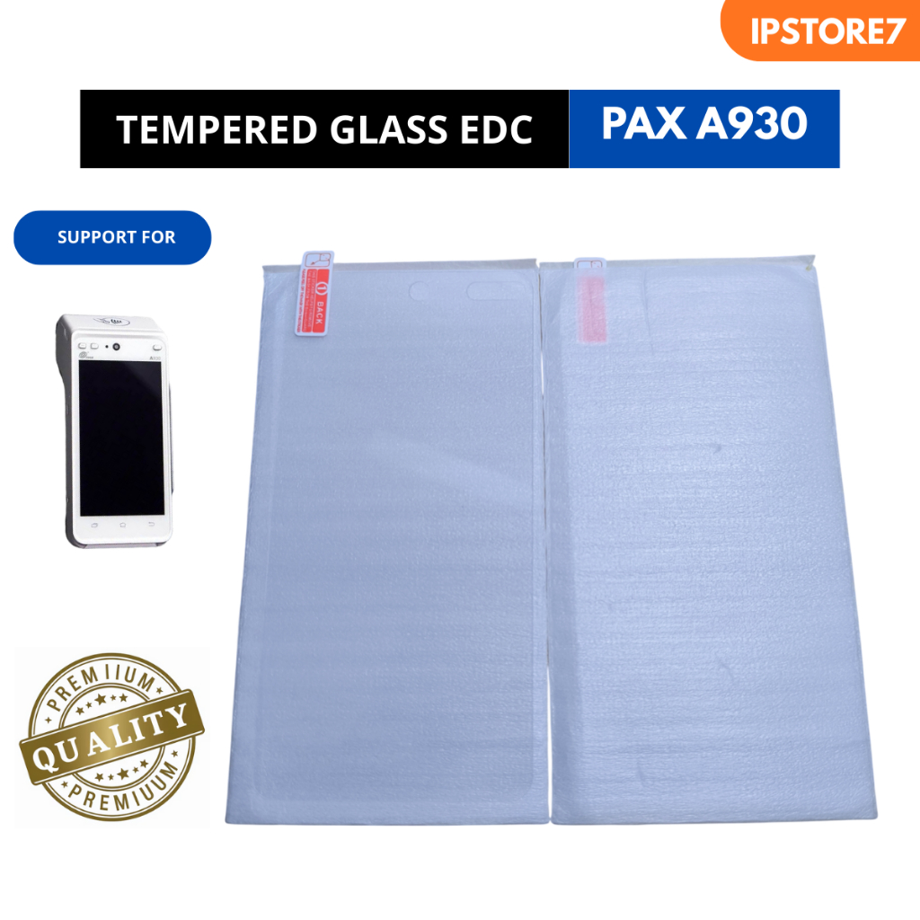 Tempered Glass Pelindung Layar Anti Gores Mesin EDC PAX A930