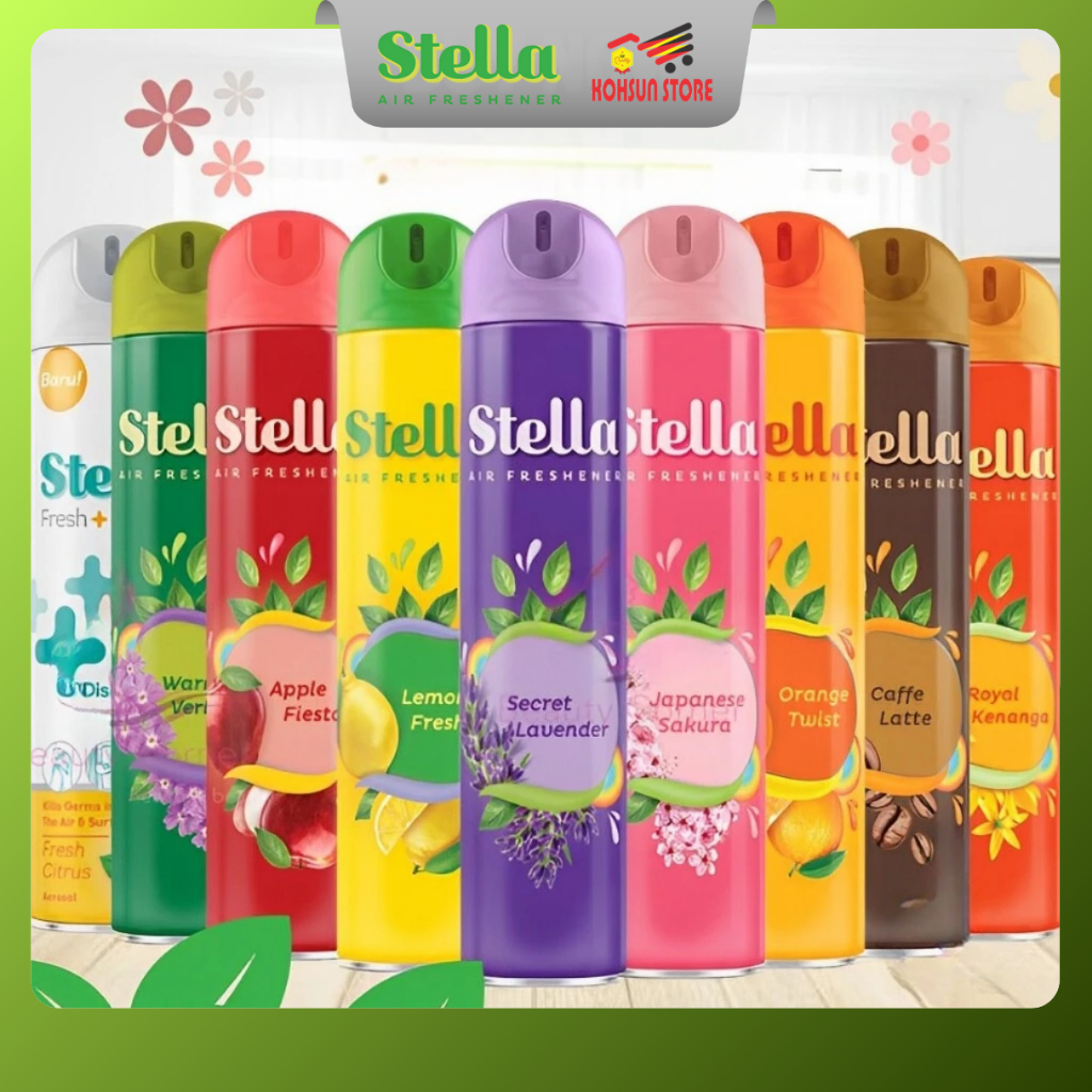 Stella Air Freshener Aerosol - Pengharum Ruangan Semprot Stella