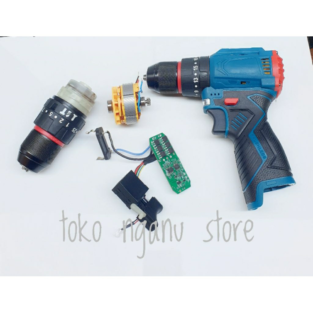 SPARE PART BOR CORDLESS 16,8 -- 18V SPAREPART BOR CAS 16,8 - 18 VOLT GEARBOX CHUCK DINAMO BRUSHLESS 