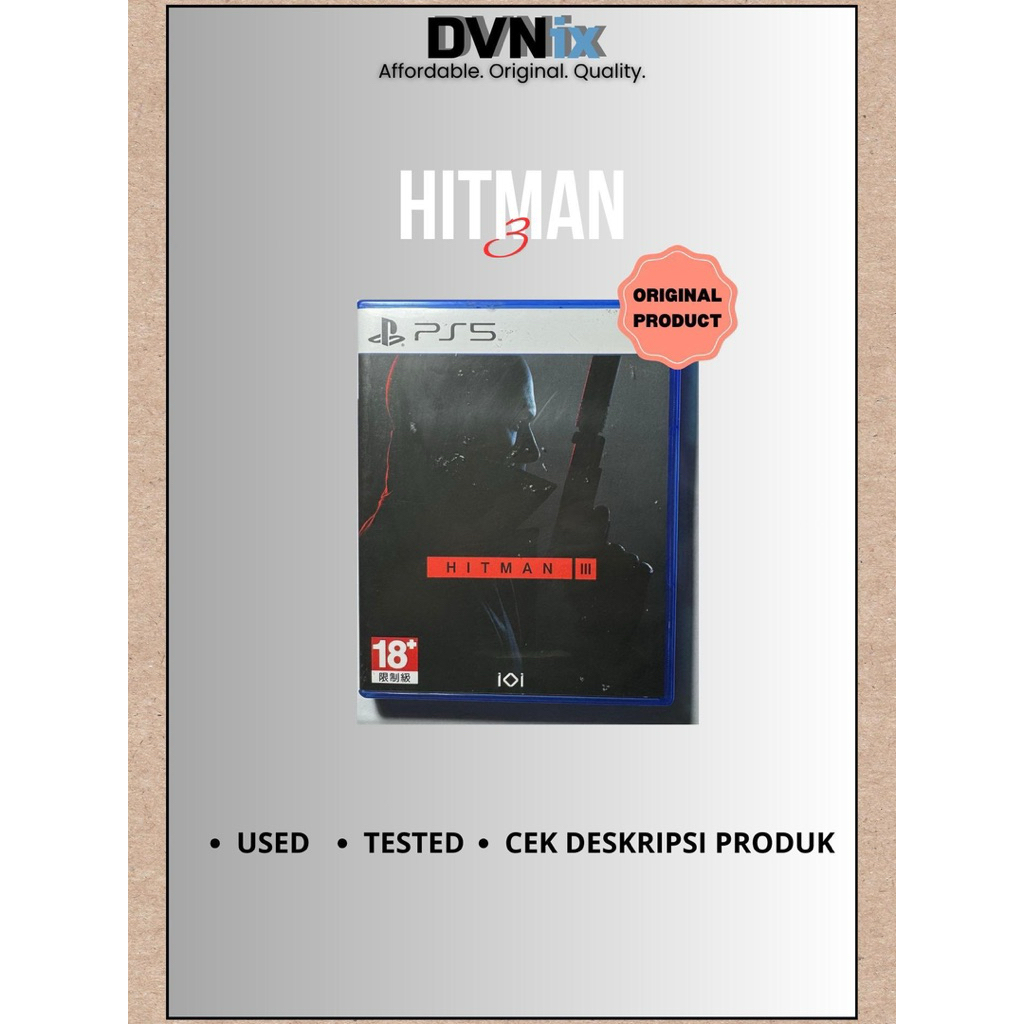 BEKAS - HITMAN 3 KASET PS5