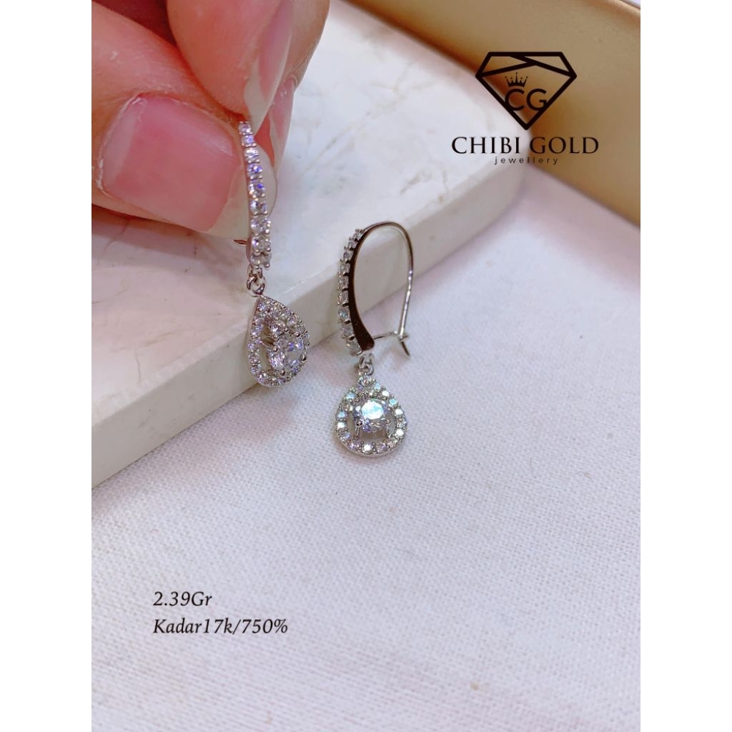 CHIBIGOLD - Anting  emas 750 kadar 17k A176895 - Chibigold