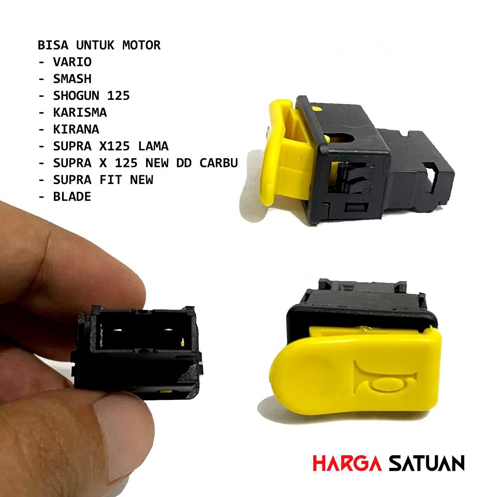 TOMBOL KLAKSON BEAT KARBU VARIO 110 KARBU KARISMA SUPRA X 125 SMASH REVO LAMA SHOGUN 125 SPIN NEX SU