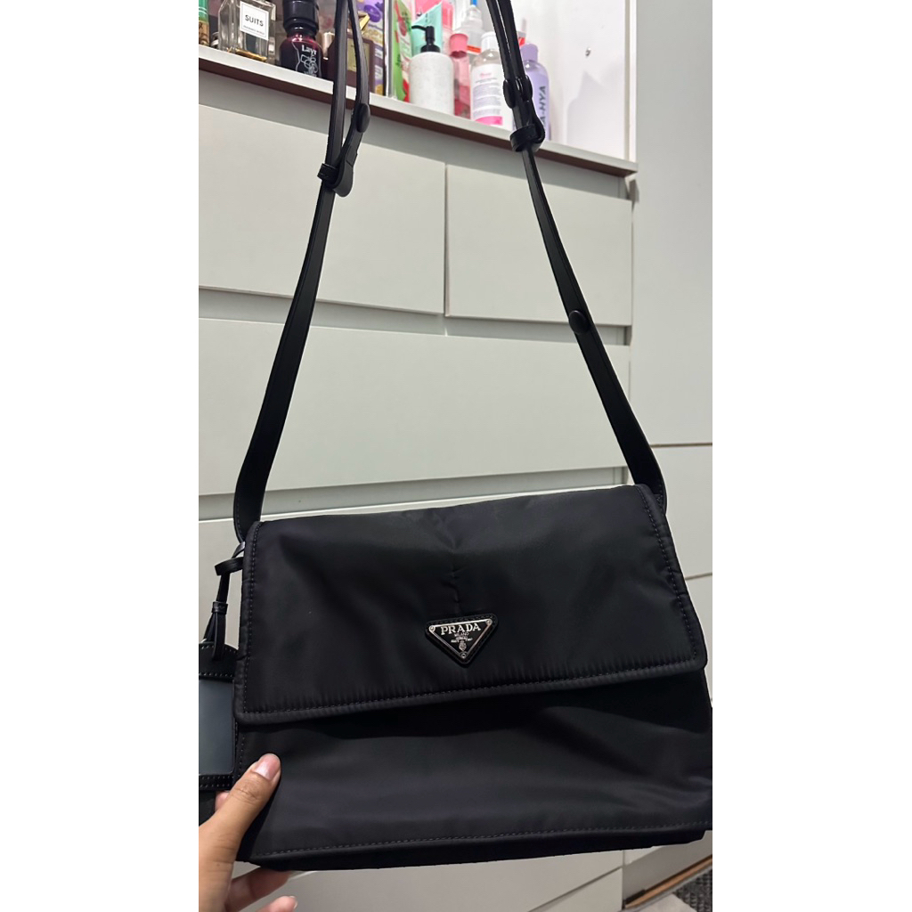 Prada Nylon Messenger Bag / Crossbody Bag