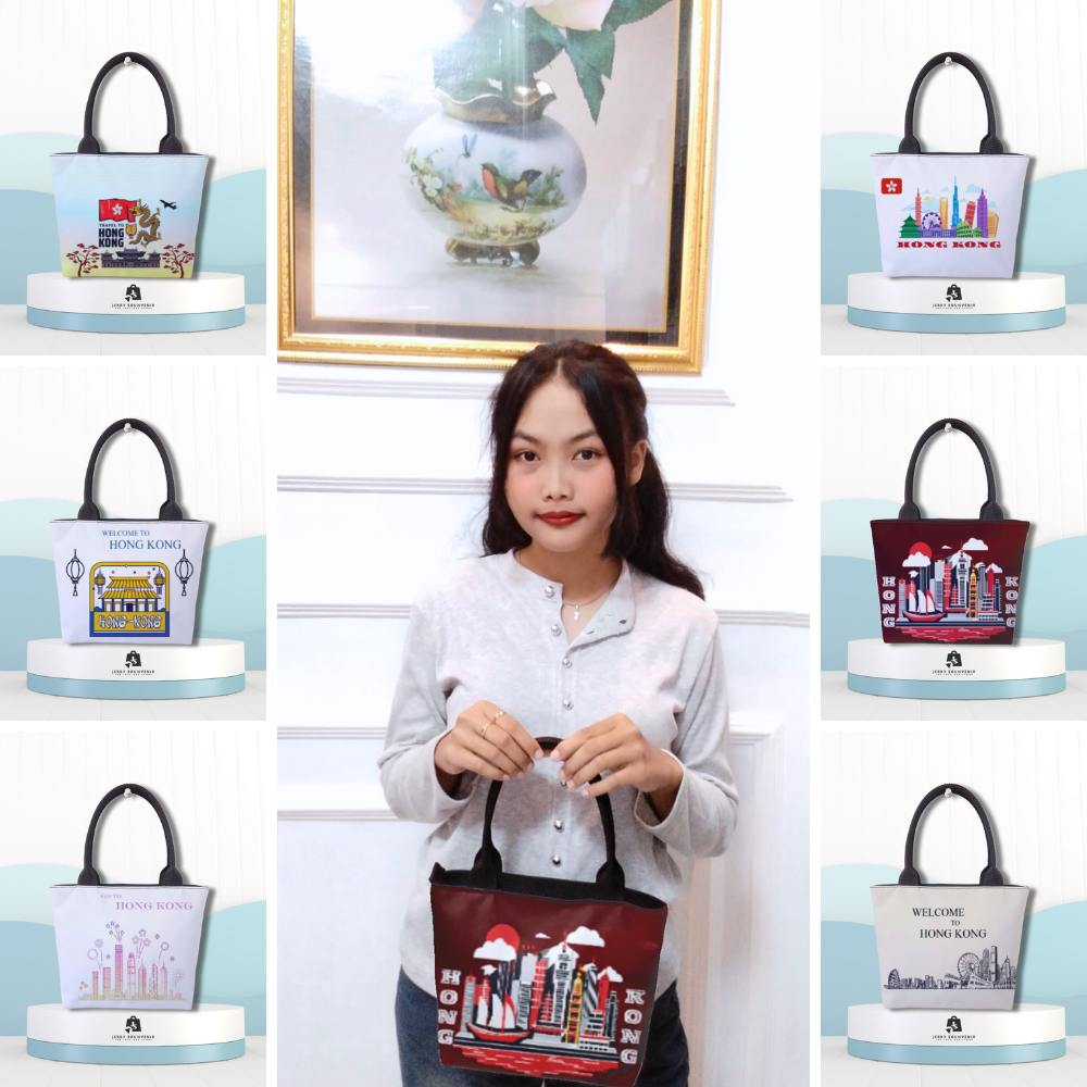 Tas Wanita Mini Top Handle Bag - Souvenir Hongkong