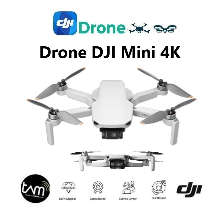 Drone DJI Mini 4K Kamera - DJI Mini 4K Camera Drone Garansi Resmi Original