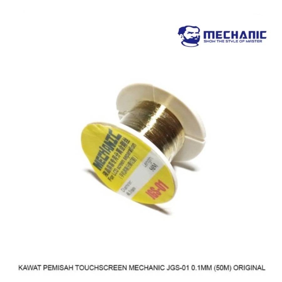KAWAT PEMISAH TOUCHSCREEN MECHANIC JGS-01 0.1MM (50M) ORIGINAL