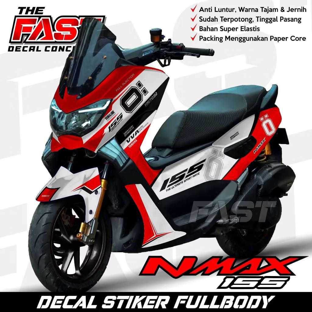 STIKER Decal Nmax Old Ohlins Sticker Yamaha Nmax Lama 155 Decal stiker nmax old / stiker nmax full b
