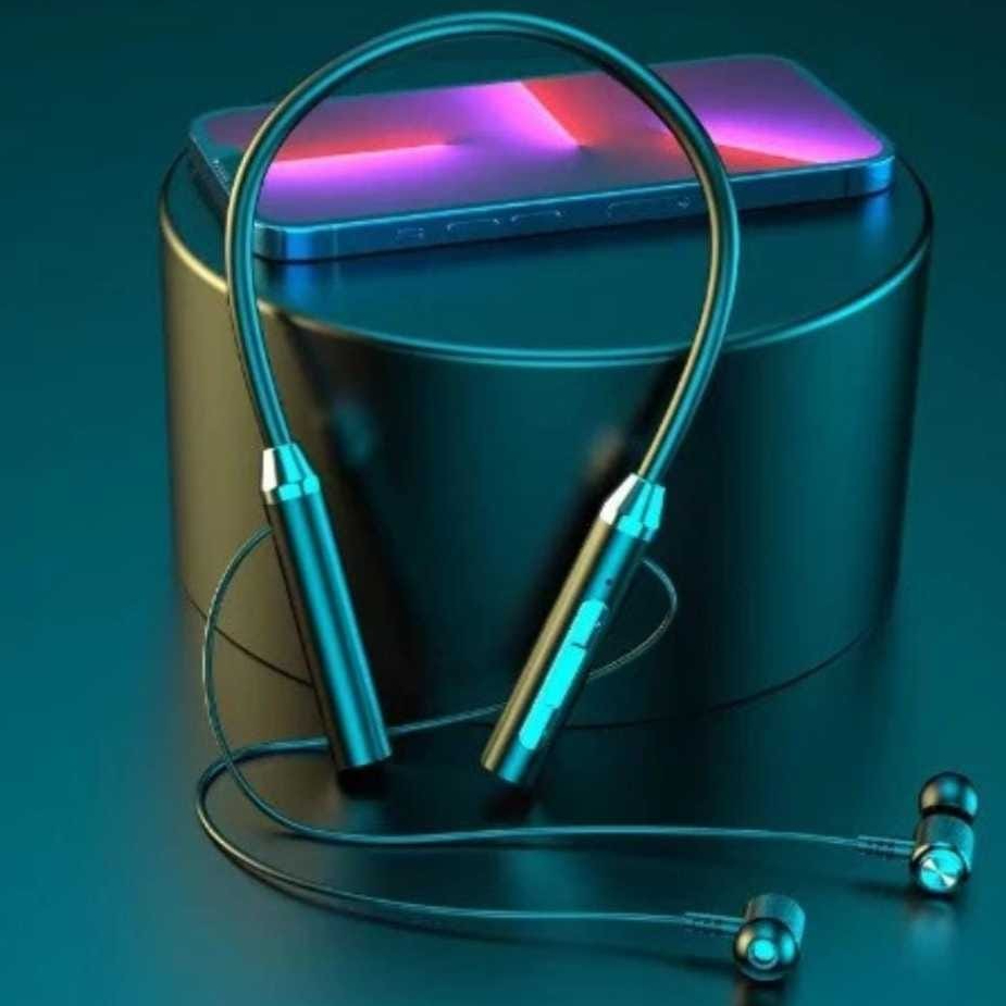 Headset Bluetooth Wireless Sport Dengan Model Gantung Leher Headphone hanging neck