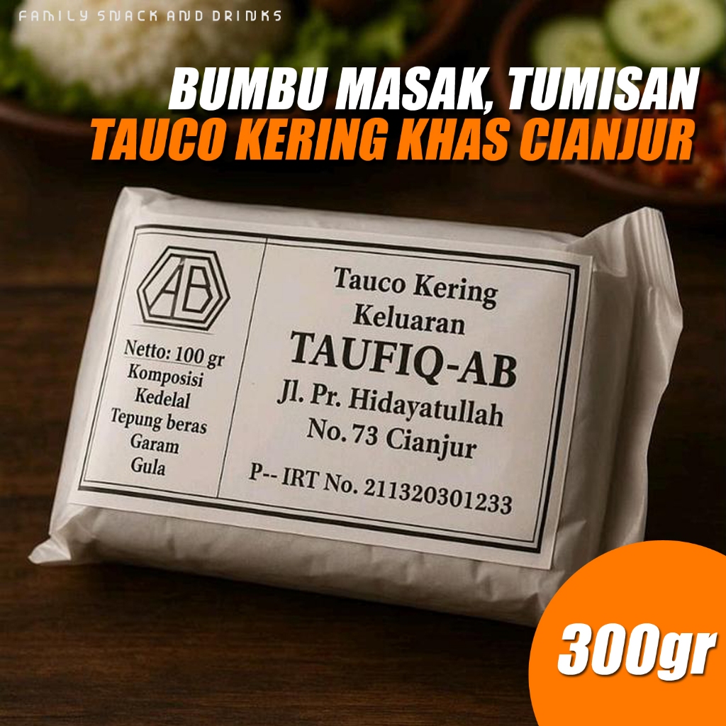 Tauco Cianjur Tauco Kering Tauco Khas Cianjur 300gr