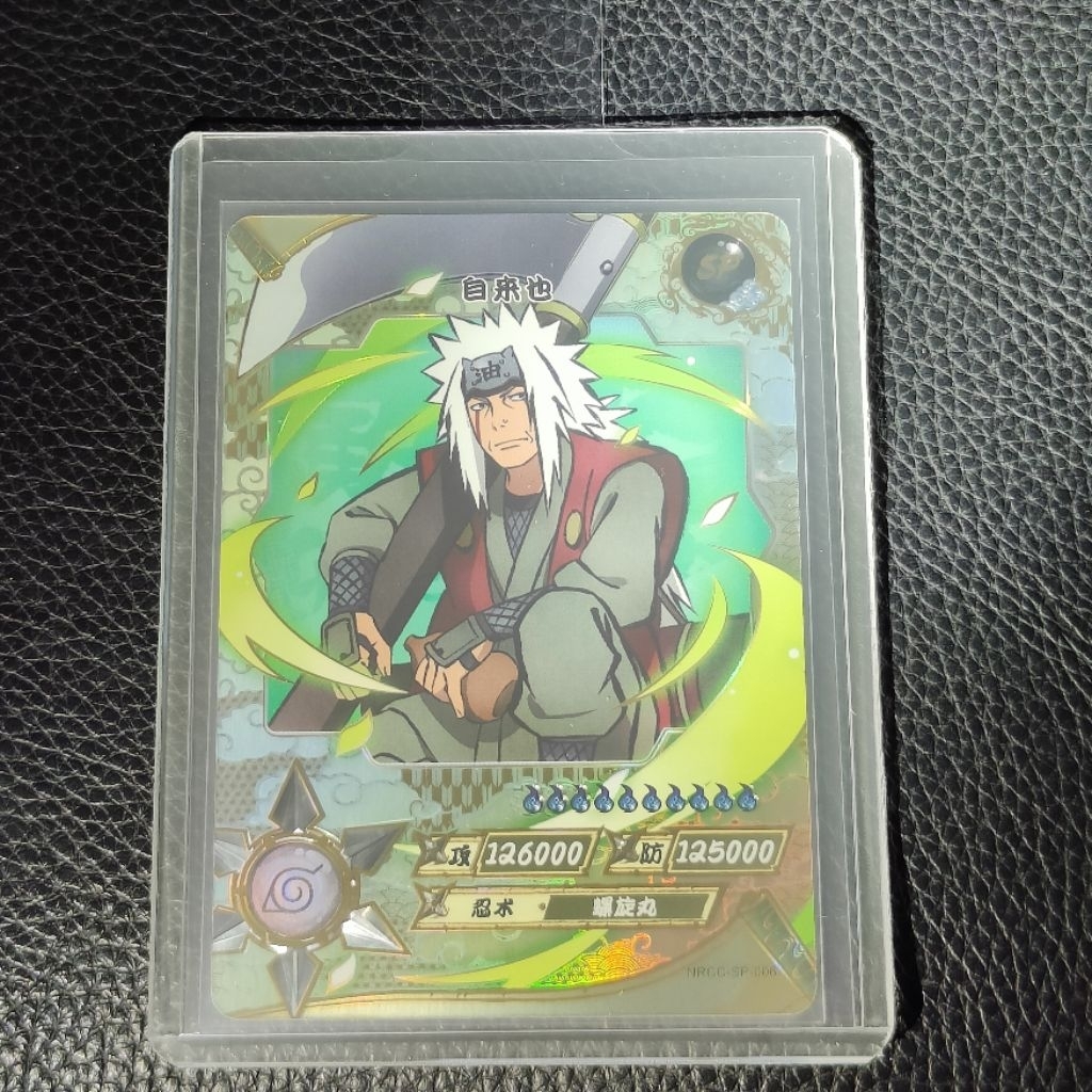 Kartu Kayou Naruto Original - NRCC-SP-006 Jiraiya Koleksi Anime Foil Langka