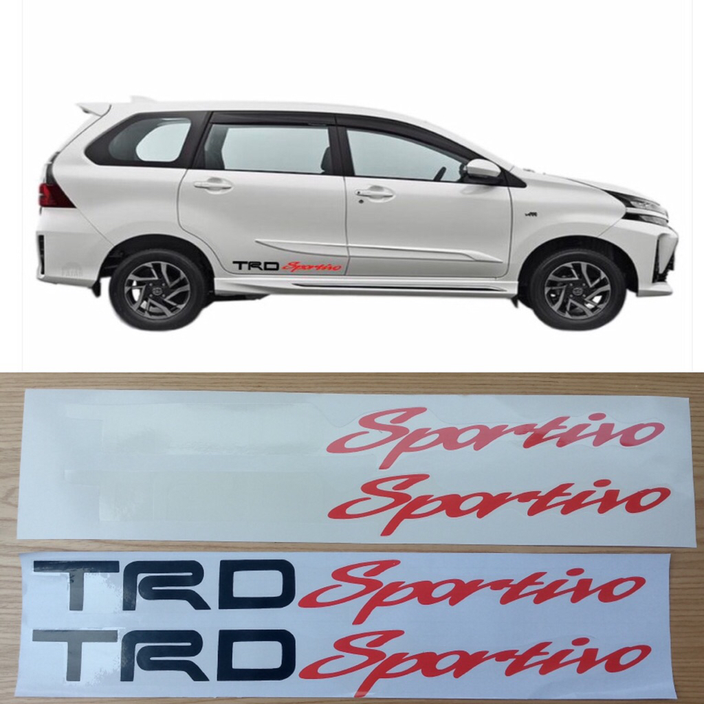 stiker trd rush agya ayla / stiker trd sportivo sportino pintu rust agya ayla / stiker untuk di pint