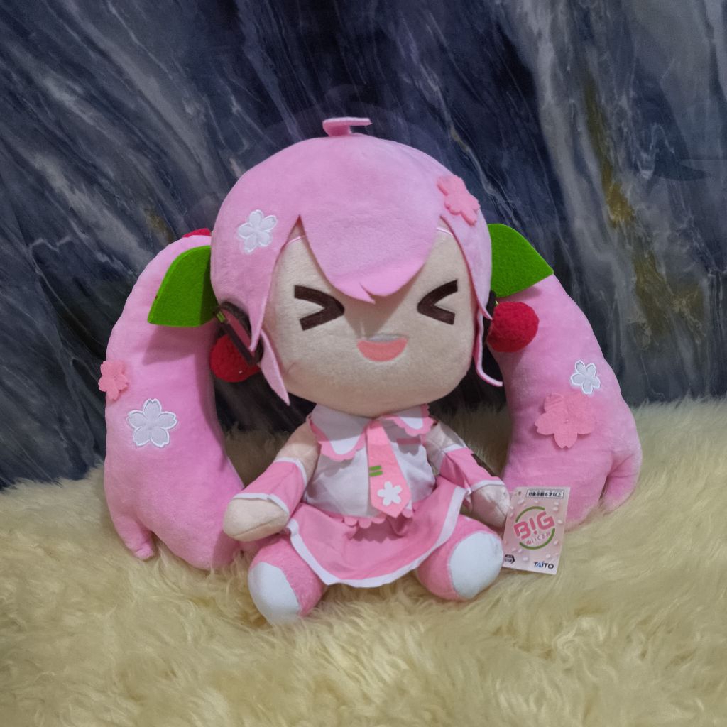 SEGA HATSUNA MIKU SAKURA BIG PLUSH