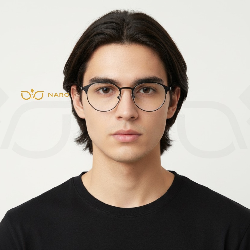 NARO Frame kacamata Vincenzo pria wanita terlaris bisa berubah warna antiradiasi photocromic